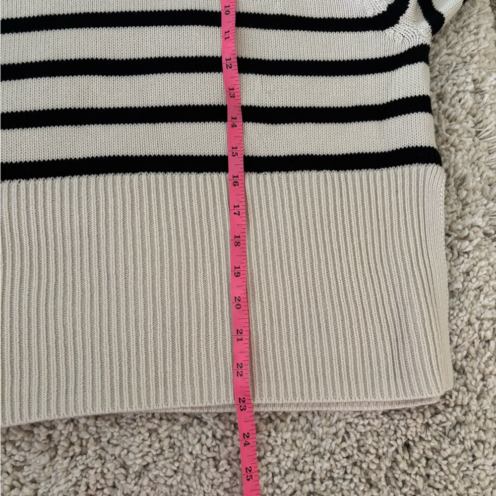 Gap Striped Wide Sleeve Cotton Turtleneck Sweeter Small - Picture 8 of 8
